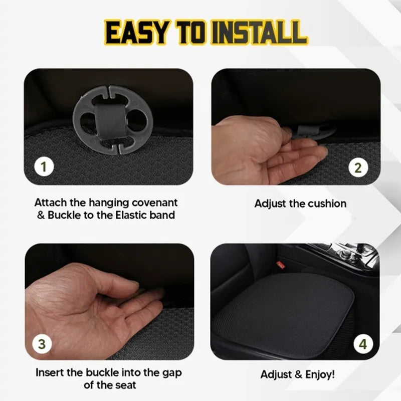 🔥🔥Breathable & Anti-Slip Viscose filament Car Seat Covers